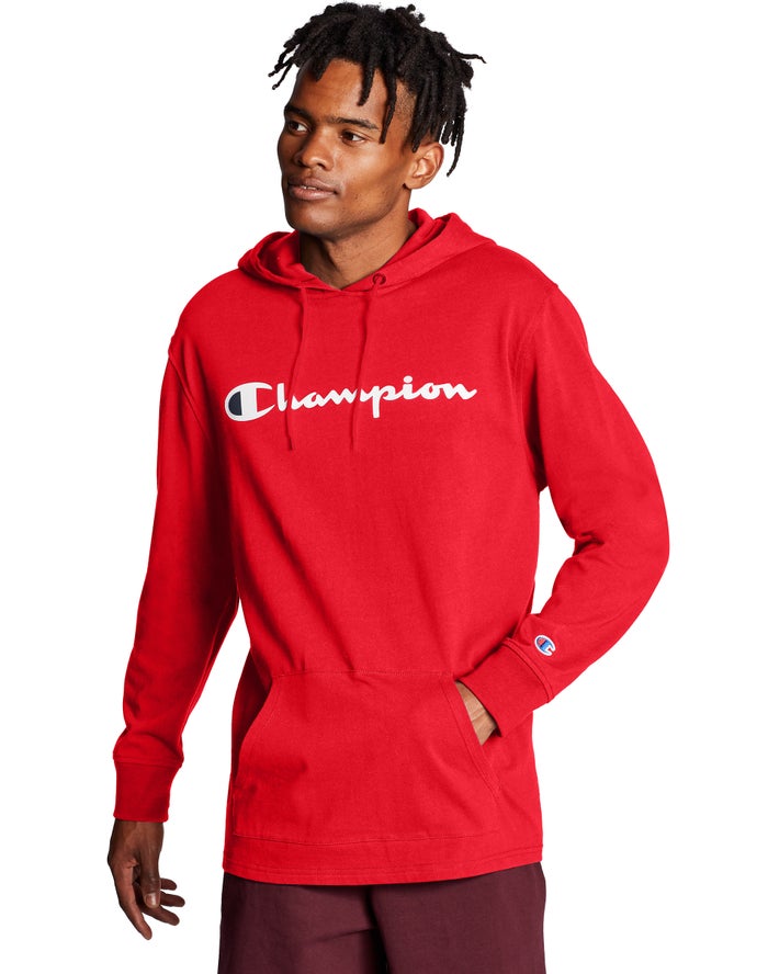 Champion Middleweight Hoodie Heren - Rood - Belgie 7850UWSRV